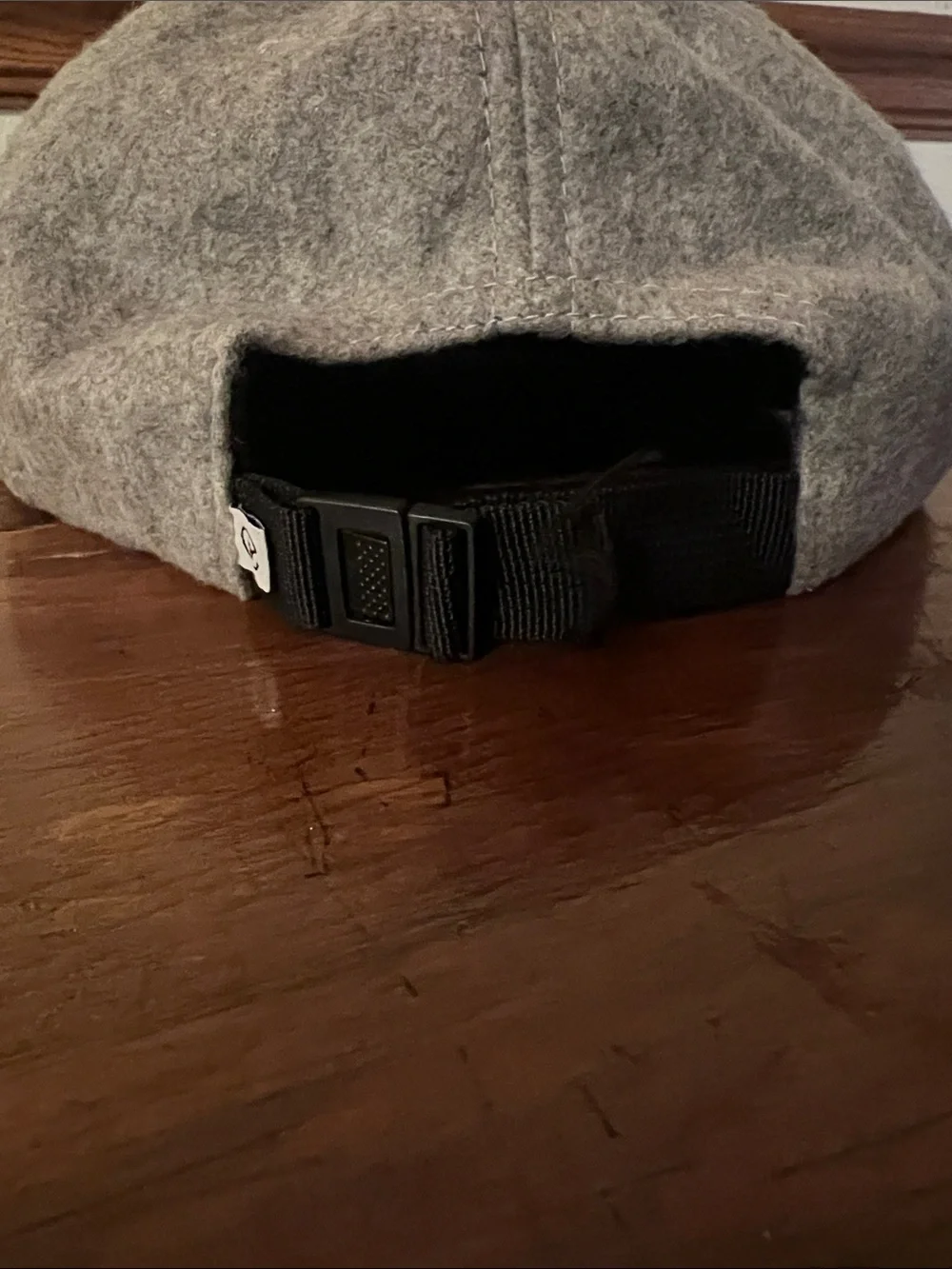 SUPERHUMONGOUS Gray Italian Melton Wool Baseball Cap